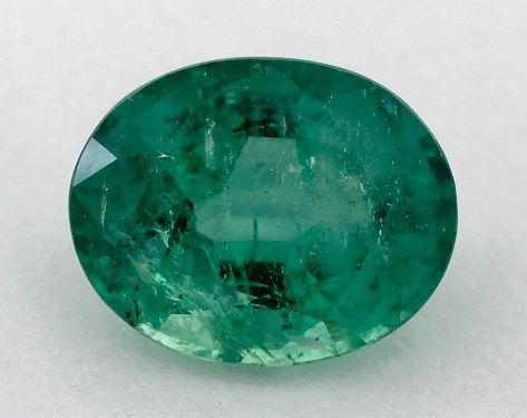 2.65 Carat Oval Natural Green Emerald
