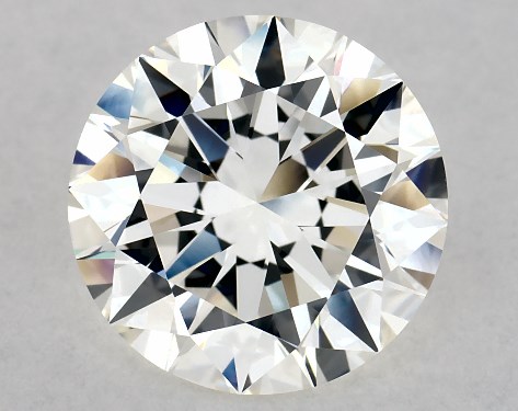 This 3.01 carat round diamond I color VVS2 clarity has Excellent proportions and a diamond grading report from GIA