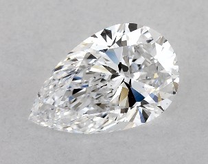 GIA 0.80 Carat D-SI1 Ideal Cut Pear Diamond