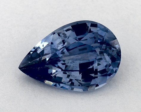 2.08 Carat Pear Natural Blue Sapphire
