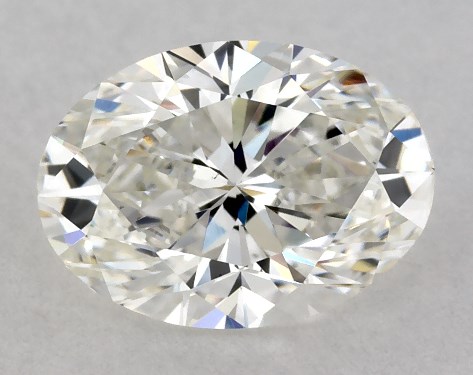 This 0.91 carat oval diamond G color VS2 clarity has Good proportions and a diamond grading report from GIA