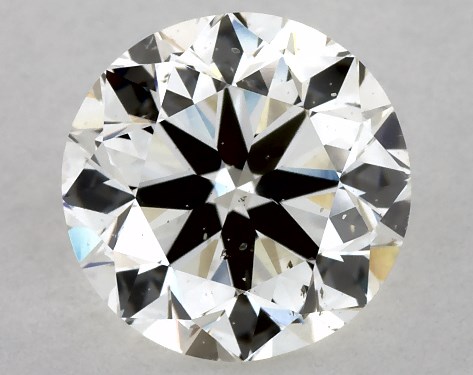 This 2 carat round diamond I color SI2 clarity has Very Good proportions and a diamond grading report from GIA