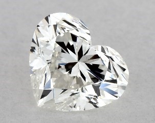 GIA 0.74 Carat H-VS1 Ideal Cut Heart Diamond