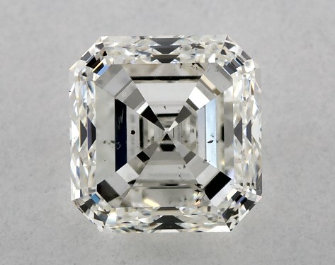 IGI 1.00 Carat H-SI1 Very Good Cut Asscher Diamond