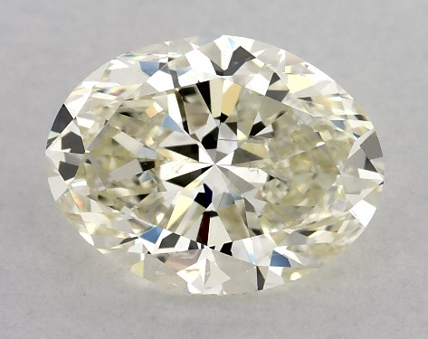 This 2 carat oval diamond K color SI1 clarity has Very Good proportions and a diamond grading report from IGI