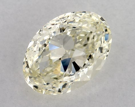 This 2 carat oval diamond K color VS1 clarity has Very Good proportions and a diamond grading report from IGI