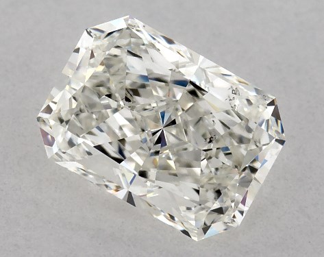 GIA 1.01 Carat H-SI1 Ideal Cut Radiant Diamond