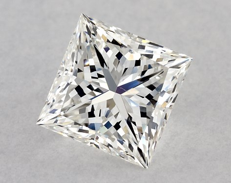 GIA 1.02 Carat H-VS2 Ideal Cut Princess Diamond