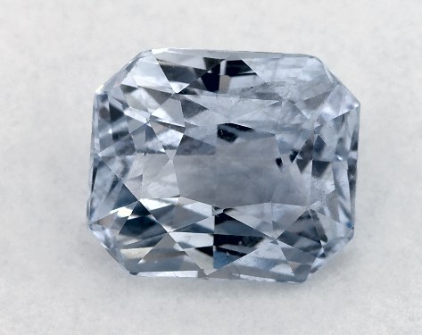 3.61 Carat Radiant Natural Blue Sapphire