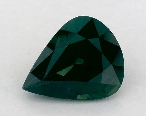 2.22 Carat Pear Natural Green Sapphire