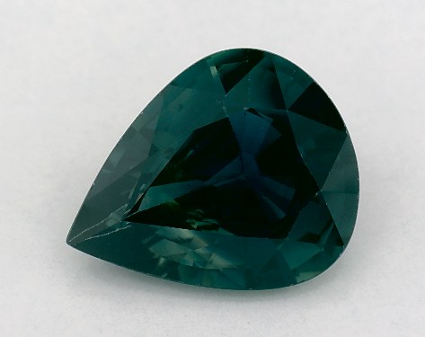 2.26 Carat Pear Natural Green Sapphire
