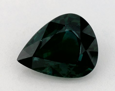 2.41 Carat Pear Natural Green Sapphire