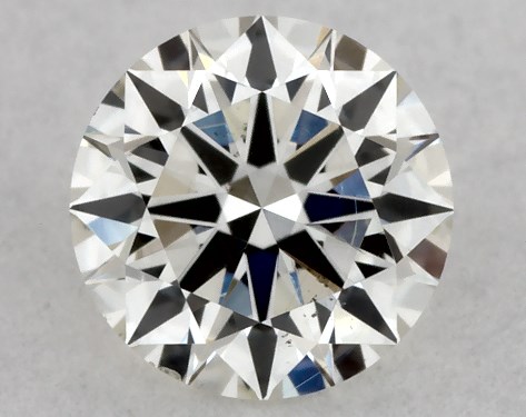IGI 0.31 Carat H-SI1 Excellent Cut Round Diamond