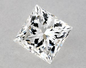 GIA 0.73 Carat F-VS2 Ideal Cut Princess Diamond