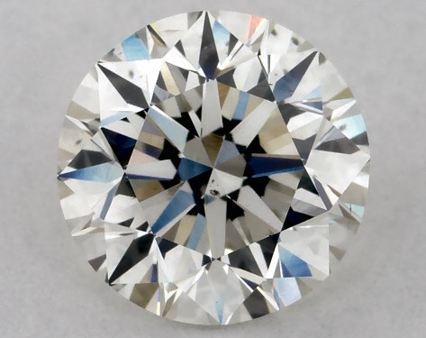 GIA 0.80 Carat H-SI1 Excellent Cut Round Diamond