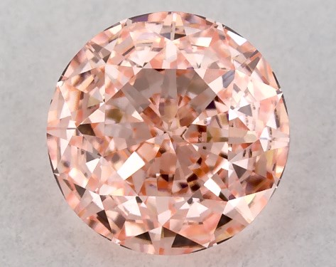 IGI 0.53 Carat Fancy Intense Pink-VVS2 Round Cut Lab-Grown Diamond