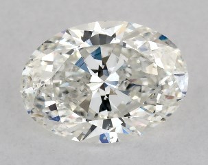 GIA 0.80 Carat H-SI1 Ideal Cut Oval Diamond