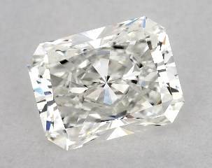 GIA 0.90 Carat H-SI1 Ideal Cut Radiant Diamond