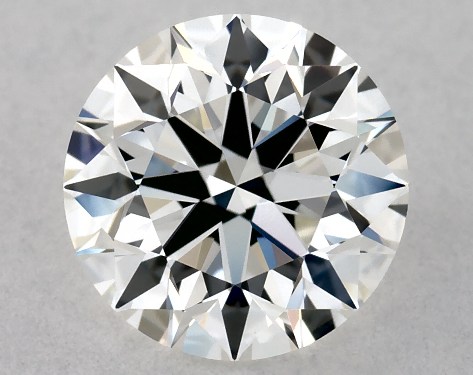 This 0.8 carat round diamond G color VVS1 clarity has Excellent proportions and a diamond grading report from IGI