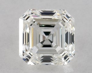 GIA 0.71 Carat H-SI1 Very Good Cut Asscher Diamond