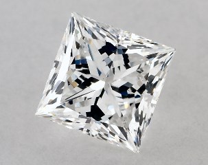 GIA 0.75 Carat E-SI1 Ideal Cut Princess Diamond
