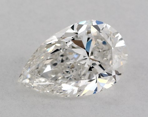 GIA 1.00 Carat H-VS2 Very Good Cut Pear Diamond
