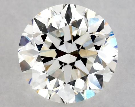 GIA 1.00 Carat H-VS2 Very Good Cut Round Diamond