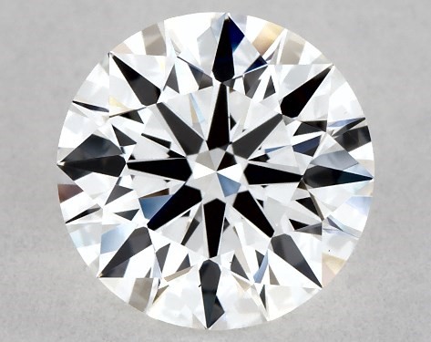 This Lab-Grown diamond 1.37 carat round D color VS1 clarity has Ideal proportions and a diamond grading report from IGI