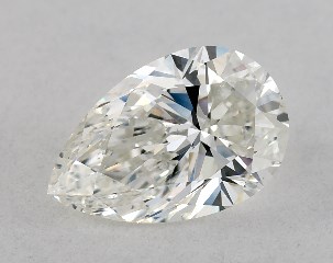 GIA 0.80 Carat H-VS2 Very Good Cut Pear Diamond
