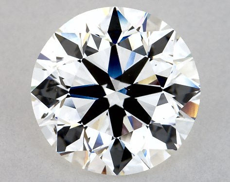 GIA 3.00 Carat H-SI1 Excellent Cut Round Diamond