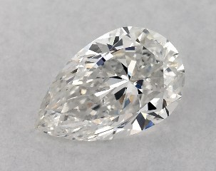 GIA 0.80 Carat F-SI1 Very Good Cut Pear Diamond