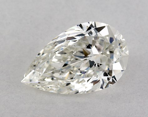 GIA 1.00 Carat H-VS2 Ideal Cut Pear Diamond