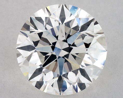GIA 1.00 Carat H-SI2 Excellent Cut Round Diamond