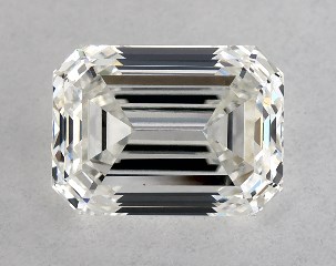 GIA 0.80 Carat G-VS2 Very Good Cut Emerald Diamond