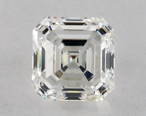GIA 1.07 Carat H-VS2 Good Cut Asscher Diamond