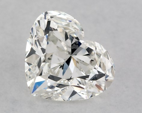 IGI 1.00 Carat G-SI1 Very Good Cut Heart Diamond