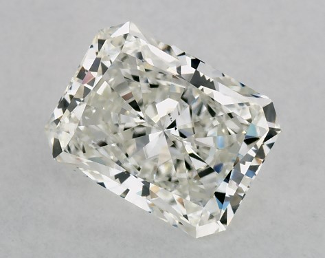 GIA 1.00 Carat H-VS2 Ideal Cut Radiant Diamond