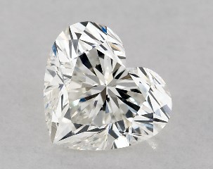 GIA 0.79 Carat H-VS1 Ideal Cut Heart Diamond