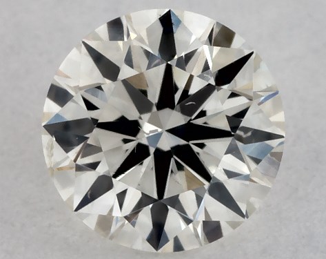 IGI 0.31 Carat H-SI1 Excellent Cut Round Diamond