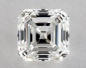 GIA 0.76 Carat H-VVS1 Very Good Cut Asscher Diamond