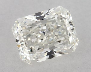 GIA 0.76 Carat H-IF Ideal Cut Radiant Diamond