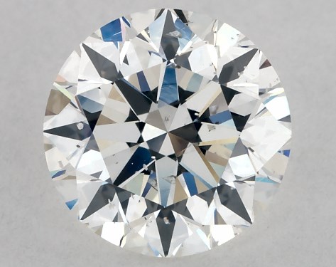 GIA 1.00 Carat F-SI2 Excellent Cut Round Diamond
