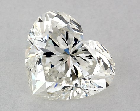 IGI 1.03 Carat G-SI1 Very Good Cut Heart Diamond