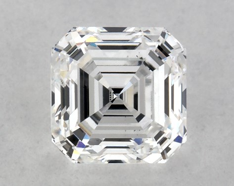This Lab-Grown diamond 1.06 carat asscher D color VS1 clarity has Very Good proportions and a diamond grading report from IGI