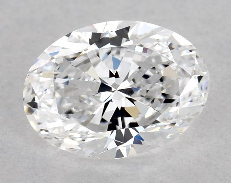 This 0.96 carat oval diamond D color VVS2 clarity has Very Good proportions and a diamond grading report from GIA