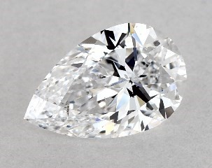 GIA 0.80 Carat D-SI1 Ideal Cut Pear Diamond