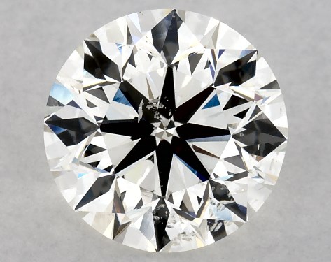 IGI 2.01 Carat H-SI1 Excellent Cut Round Diamond