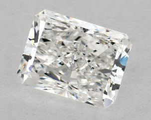 GIA 1.02 Carat H-SI1 Very Good Cut Radiant Diamond