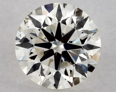 IGI 0.50 Carat H-SI1 Excellent Cut Round Diamond