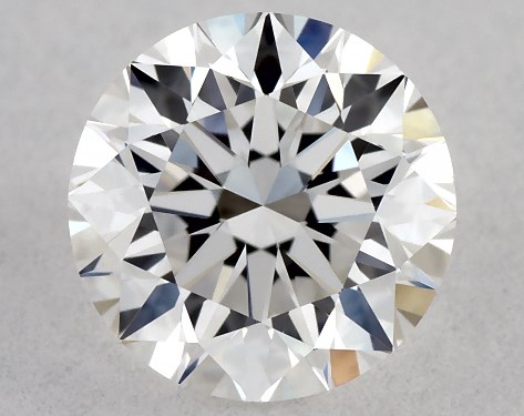 This 0.81 carat round diamond F color VVS2 clarity has Excellent proportions and a diamond grading report from IGI